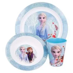 Disney Frozen 2 Lunch-sett Microvennlig, 3-pack