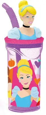 Disney Princess Vannflaske 3D Figur Tumbler 360 Ml 1 Disney Princess Vannflaske 3D Figur Tumbler 360 Ml