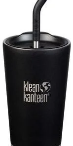 Klean Kanteen Insulated Tumbler Med Sugerørlokk 473ml, Shale Black