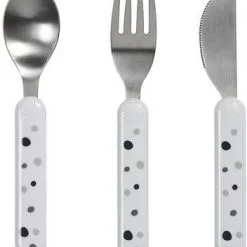 Done By Deer Dreamy Dots Bestikk, White