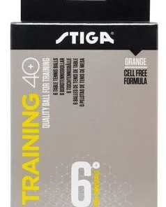 STIGA Baller Bordtennis Training ABS 6-pack, Oransje