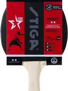 Stiga Bordtennisracket 2-star React -FRITIDSHJØRNET Butikk 1212 8418 01 1383 4a