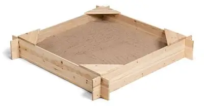 Woodlii Sandkasse 120x120 Cm, Natur 2 Woodlii Sandkasse 120x120 Cm, Natur - Bilde 2