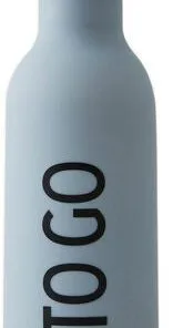 Design Letters To Go Vannflaske, Grå