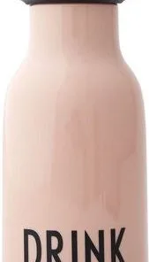 Design Letters Kids Vannflaske, Nude