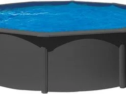 Swim & Fun Basseng Basic Ø4,6m, Gray