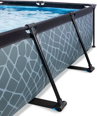 EXIT Svømmebasseng Filterpumpe 300x200x65 Cm, Grått 6 EXIT Svømmebasseng Filterpumpe 300x200x65 Cm, Grått - Bilde 6