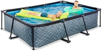 EXIT Svømmebasseng Filterpumpe 300x200x65 Cm, Grått 7 EXIT Svømmebasseng Filterpumpe 300x200x65 Cm, Grått - Bilde 7