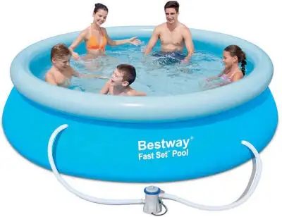 Bestway Fast Set Basseng Med Tilbehør 305 1 Bestway Fast Set Basseng Med Tilbehør 305