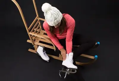 Nijdam Kunstløp Skøyter Classic Woman, Hvit 3 Nijdam Kunstløp Skøyter Classic Woman, Hvit - Bilde 3