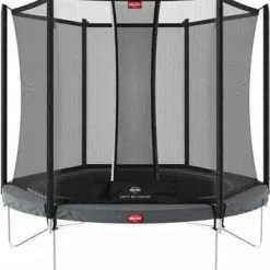 BERG Favorit Regular Trampoline 330 Cm, Grå + Sikkerhetsnett Comfort