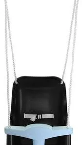 Hörby Bruk High Babyhuske, Svart/Lyseblå