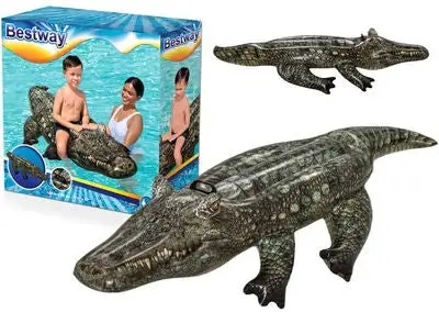 Bestway Reptil Flytemadrass, Grønn 1 Bestway Reptil Flytemadrass, Grønn