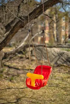 Pinepeak Babyhuske, Rød/Gul 4 Pinepeak Babyhuske, Rød/Gul - Bilde 4