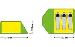 True North Arctic 3 Dome Telt -FRITIDSHJØRNET Butikk 5029208 2879 4a