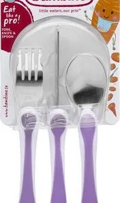 Bambino Eat Like A Pro! Barnebestikk, Lilla -FRITIDSHJØRNET Butikk 522421 3213 4a