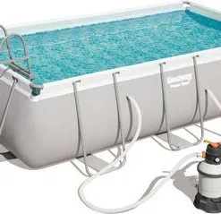 Bestway Power Steel Basseng Med Sandfilterpumpe 404 X 201