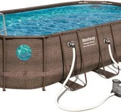 Bestway Power Steel Swim Vista Series Ovalt Basseng Med Tilbehør 549 X 274