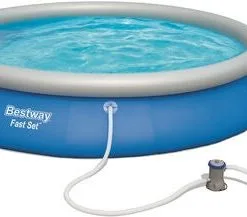 Bestway Fast Set Basseng Med Tilbehør Ø457