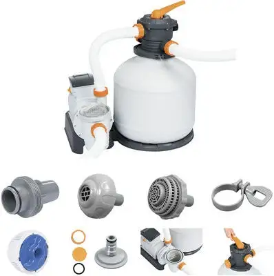 Bestway Flowclear Sandfilterpumpe 9800 L/h 2 Bestway Flowclear Sandfilterpumpe 9800 L/h - Bilde 2
