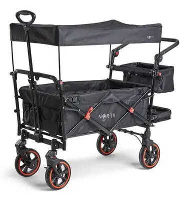 North 13.5 Transporter Vogn, Black/Grey 2 North 13.5 Transporter Vogn, Black/Grey - Bilde 2