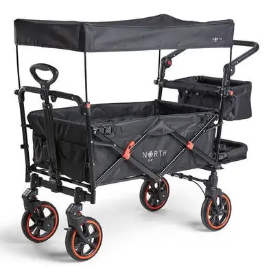 North 13.5 Transporter Vogn, Black/Grey 3 North 13.5 Transporter Vogn, Black/Grey - Bilde 3