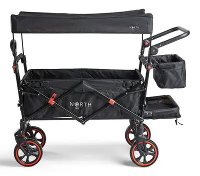 North 13.5 Transporter Vogn, Black/Grey 5 North 13.5 Transporter Vogn, Black/Grey - Bilde 5