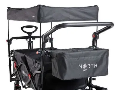 North 13.5 Transporter Vogn, Black/Grey 6 North 13.5 Transporter Vogn, Black/Grey - Bilde 6