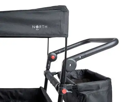 North 13.5 Transporter Vogn, Black/Grey 17 North 13.5 Transporter Vogn, Black/Grey - Bilde 17