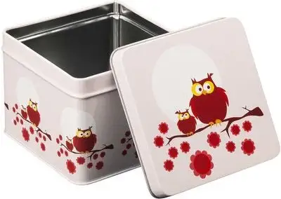 Blafre Metallboks Ugle, Rød 2 Blafre Metallboks Ugle, Rød - Bilde 2