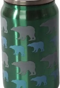 Pure Norway Thermoboks Isbjørn 300ml, Grønn