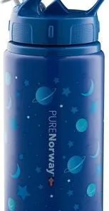 Pure Norway Go Drikkeflaske I Aluminium Univers 500ml, Blå