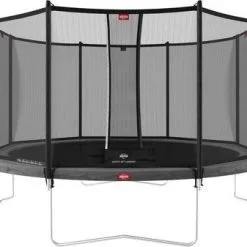 BERG Favorit Regular Trampoline 430 Inkl. Comfort Sikkerhetsnett, Grå