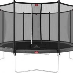 BERG Favorit Regular Trampoline 380 Inkl. Comfort Sikkerhetsnett, Grå