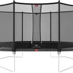 BERG Grand Favorit Regular Trampoline 520 Inkl. Comfort Sikkerhetsnett, Grå