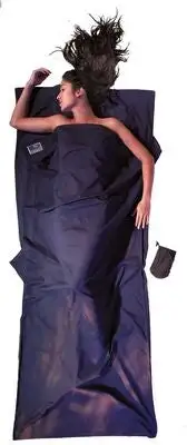 Cocoon Reiselaken Egyptisk Bomull, Blå 1 Cocoon Reiselaken Egyptisk Bomull, Blå