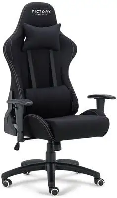 Victory Textile Pro Gamingstol, Svart 1 Victory Textile Pro Gamingstol, Svart