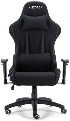 Victory Textile Pro Gamingstol, Svart 2 Victory Textile Pro Gamingstol, Svart - Bilde 2