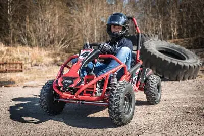 Impulse Electric Go Kart 1000W, Rød 3 Impulse Electric Go Kart 1000W, Rød - Bilde 3