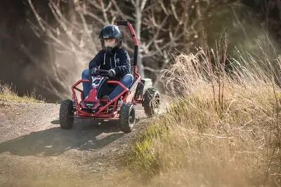 Impulse Electric Go Kart 1000W, Rød 5 Impulse Electric Go Kart 1000W, Rød - Bilde 5