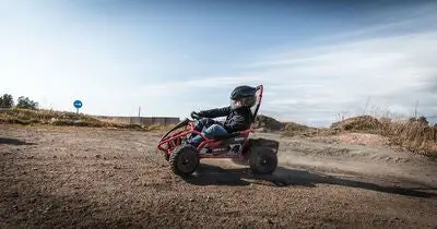 Impulse Electric Go Kart 1000W, Rød 6 Impulse Electric Go Kart 1000W, Rød - Bilde 6