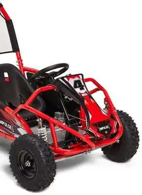 Impulse Electric Go Kart 1000W, Rød 7 Impulse Electric Go Kart 1000W, Rød - Bilde 7