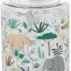 Rice Vannflaske Jungle Animals, Green