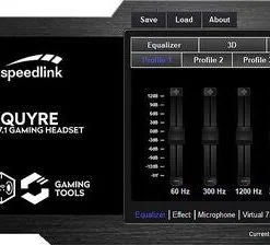 SpeedLink QUYRE RGB 7.1 Gaming Headset, Svart -FRITIDSHJØRNET Butikk SL 860006 BK 1943 3b